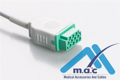 GE Healthcare>Marquette Compatible Disposable One Piece ECG Fixed Cable 23M86S