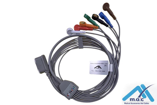 GE  SEER 1000 Leadwire set, 7 leadwire, 3 CH, AHA, 29.5 in./75 cm, 1/pack