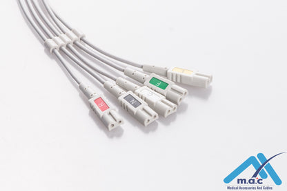 LL Style Reusable ECG LeadWires LLM5-90P-I