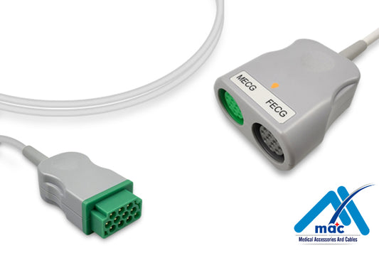 GE, Corometrics Compatible, MECG+FECG