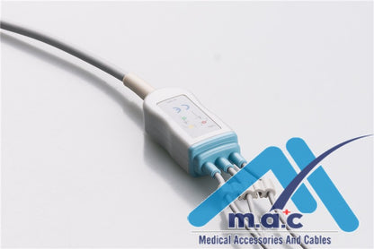 Medtronic Compatible Disposable One Piece ECG Fixed Cable 23M27S-I