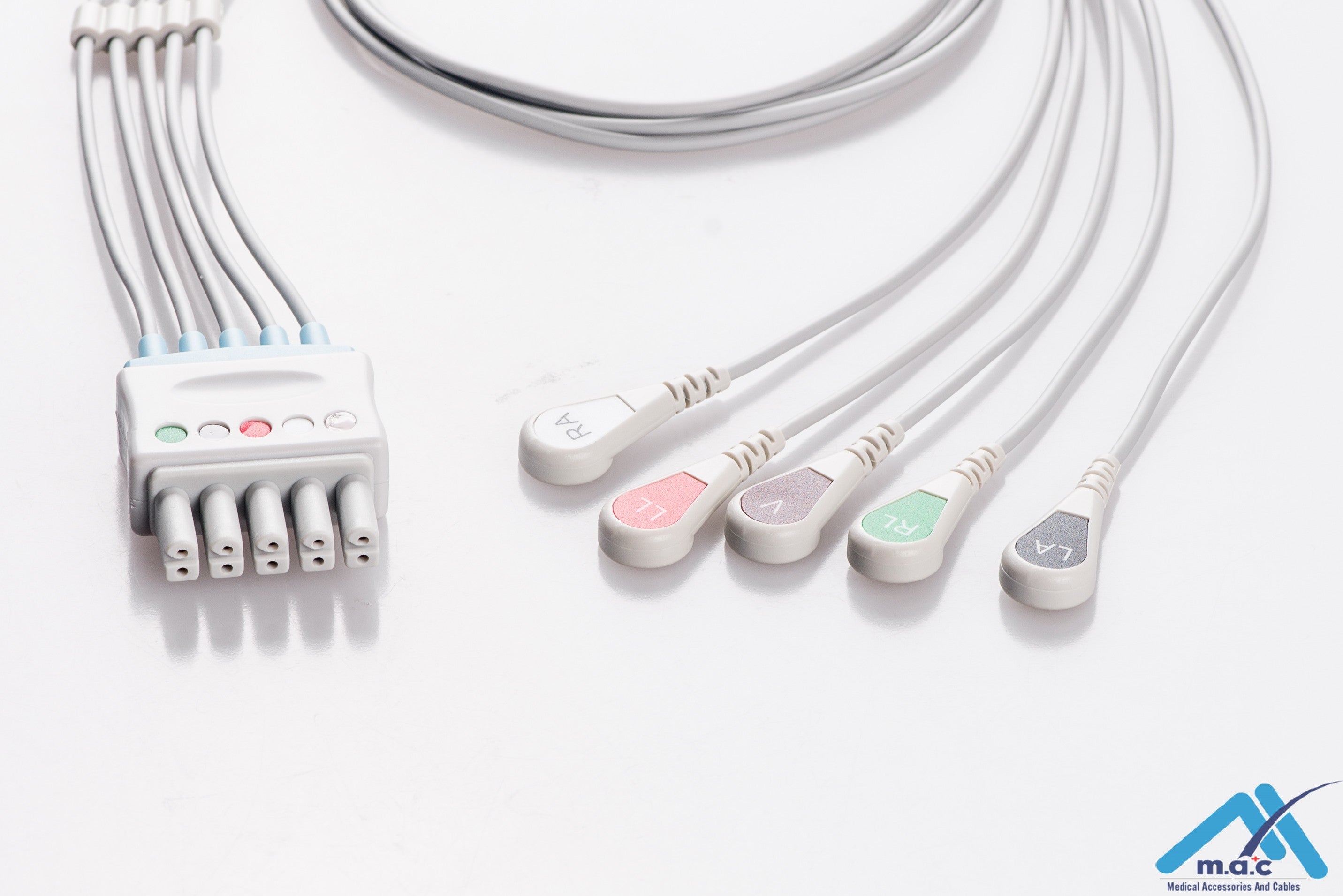 Mindray Reusable ECG LeadWires MRM5-90S – Macmedcable