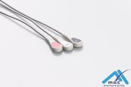 Nihon Kohden Reusable One Piece ECG Fixed Cable 23M09S