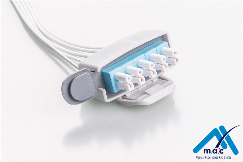 Philips Compatible Disposable ECG Lead Wires ATM5-90DS
