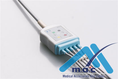 Philips Compatible Disposable One Piece ECG Fixed Cable 25M85S-I