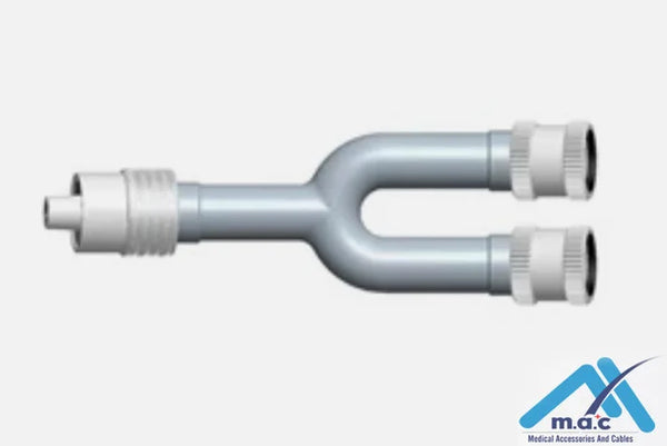 Philips NIBP Y Adapter Male Luer to Dual Threaded
