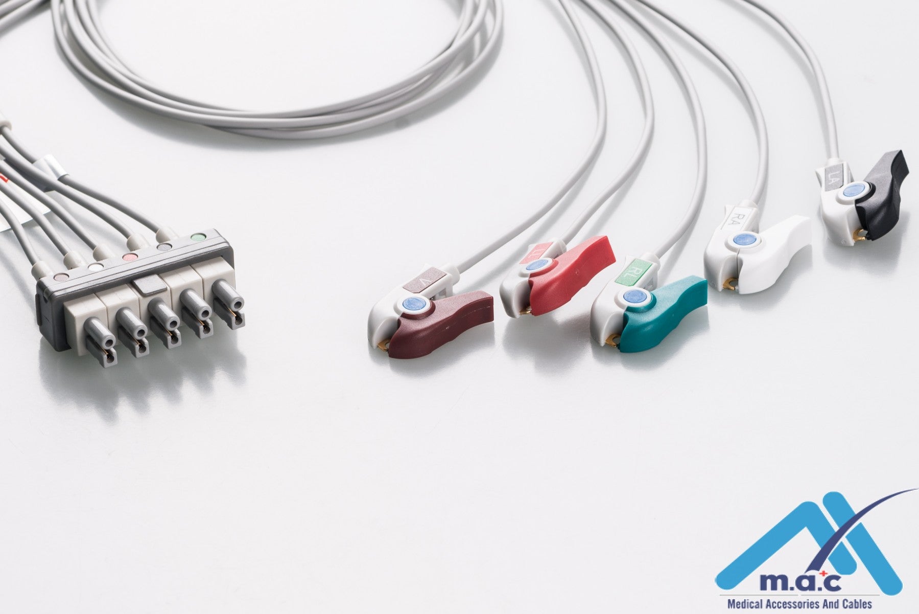 Philips Reusable ECG LeadWires AAMB5-90P-I AAMB5-90P – Macmedcable