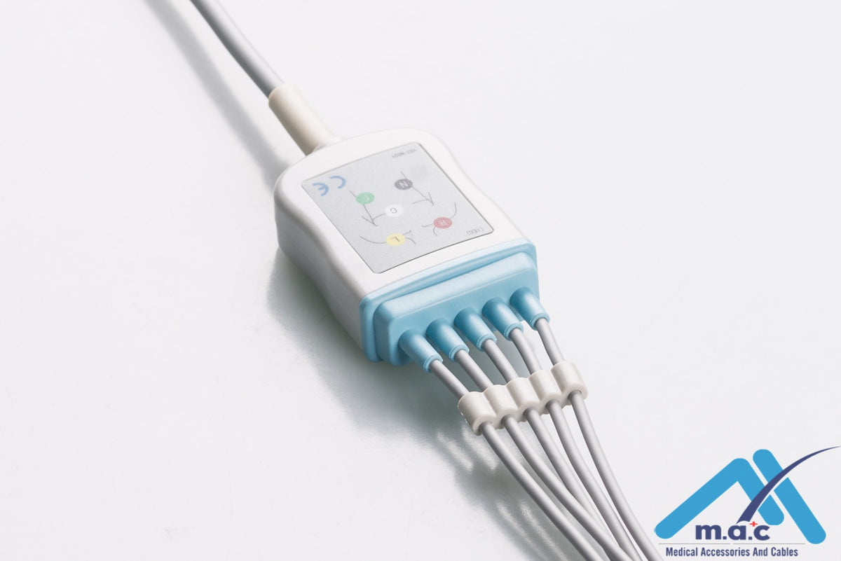 Spacelabs Ecg Machine Spacelabs Resuable One Piece ECG Fixed Cable 25M96S – Macmedcable