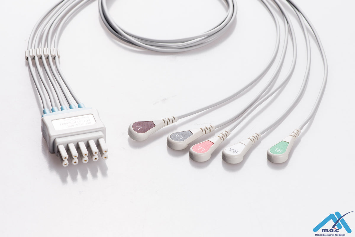 Spacelabs Ecg Machine Spacelabs Reusable ECG LeadWires SLM5-90S – Macmedcable