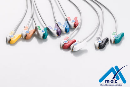 Mortara - Quinton Reusable One Piece EKG Fixed Cable E1M0-QT-P