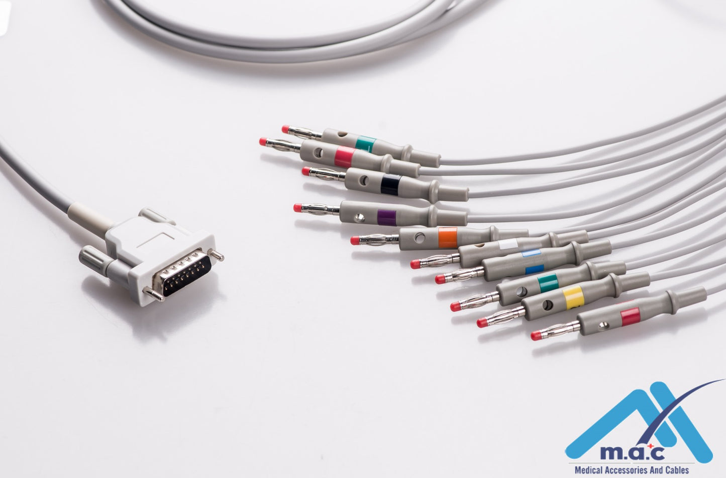 Schiller Reusable One Piece EKG Fixed Cable E1M0-SH1-B