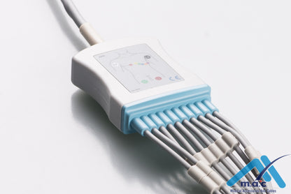 Fukuda Denshi Reusable One Piece EKG Fixed Cable E1M0R-FD1-B/I E1M0R-FD1-B