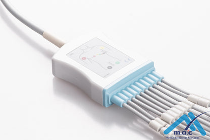 GE Healthcare - Marquette Reusable One Piece EKG Fixed Cable E1M0R-MQ-P/I