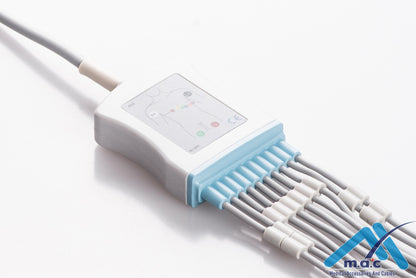 Nihon Kohden Reusable One Piece EKG Fixed Cable E1M0R-NK2-N E1M0R-NK2-N/I