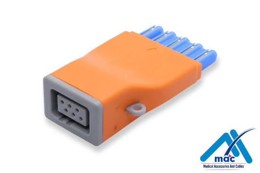 Reusable Covidien to Philips ECG Telemetry Leadwire Adapter - 33526